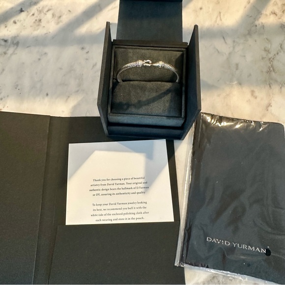 David Yurman Cable Buckle Bracelet (Two-tone) - Picture 1 of 5
